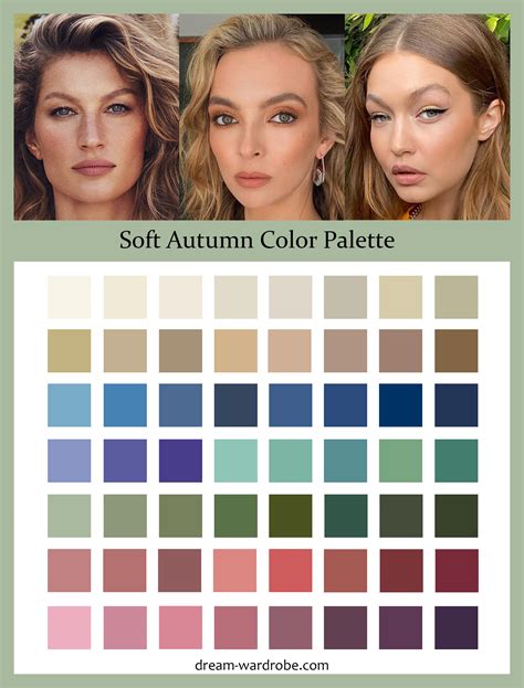 soft autumn color palette